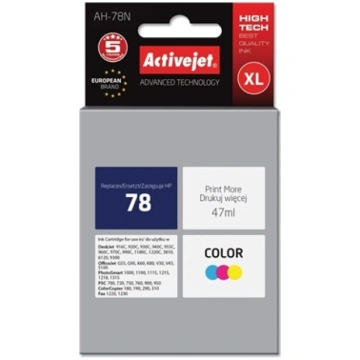 Activejet AH-78N Ink Cartridge (Replacement HP 78 