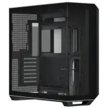 Datora korpuss APNX V1, Midi-Tower, ATX, Melns/Bal
