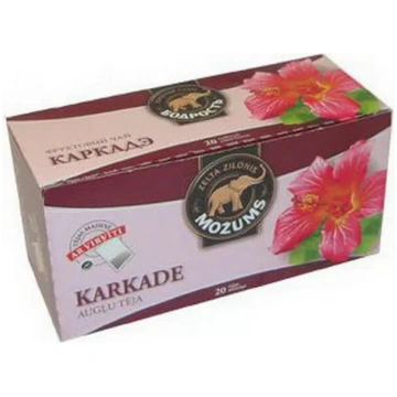 Tēja MOŽUMS KARKADE hibiskaus tēja, iepakojums ar 
