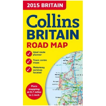 2015 Collins Map of Britain New edition