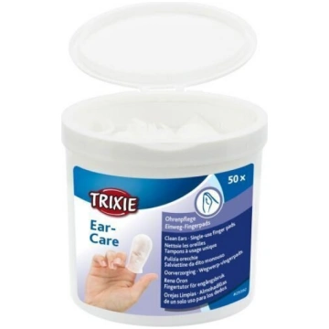 Trixie vates disketes-uzpirkstītes ausu kopšanai, 