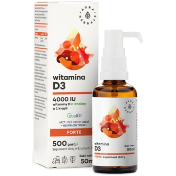 Aura Herbals AURA HERBALS D3 vitamīns 4000 SV MCT 
