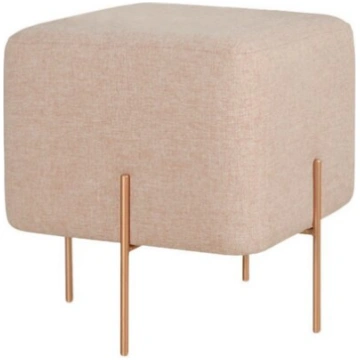 Pufs Copper 56, 40x40x42 cm, rozā Nav norādīts