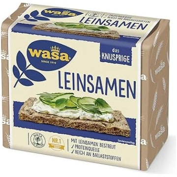 Wasa Crispbread Flax Seeds 210 g Pilngraudu rudzu 