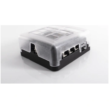 Power distribution box with 6-way fuse holder