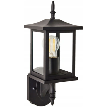 Kinkiet Beliani Lampa scienna ogrodowa ANDAM Czarn