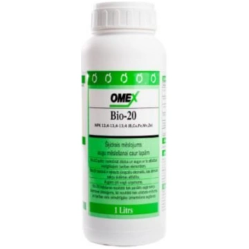 Omex Bio-20, 1L Reģ. nr. H0.09 - 0549 - 08, Augšan