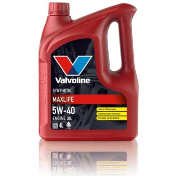 Motoreļļa 5W40 4l MAXLIFE VALVOLINE