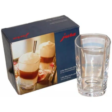 Glāžu komplekts Latte Macchiato, jura, caurspīdīga