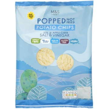 M&S Sea Salt & Apple Cider Vinegar Popped Potato C