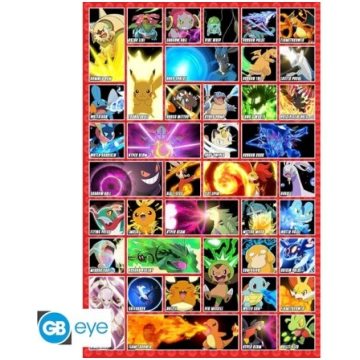 Pokemon Moves Poster - 91.5x61 cm