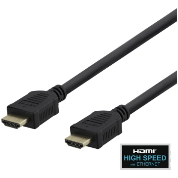 HDMI kabelis DELTACO 4K UHD 5m juodas / HDMI-1050-