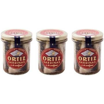Ortiz Sardinas A La Antigua Sardīnes olīveļļā 3 x 