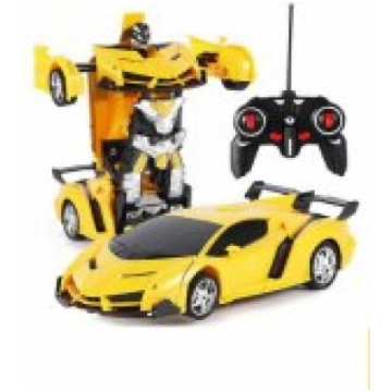LEAN Toys Auto Robot Transformer + Remote Control 