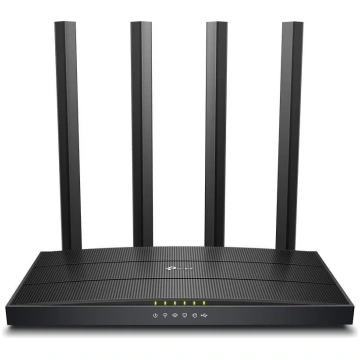 Rūteris TP-Link Archer C6U, melna krās