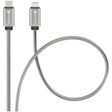 Kabel USB ForCell USB-C - Lightning 2 m Srebrny 15