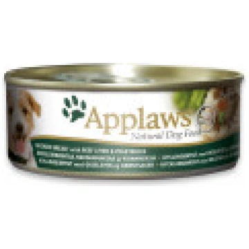 APPLAWS DOG CHICKEN BEEF LIVER VEGETABLES - 156 g 