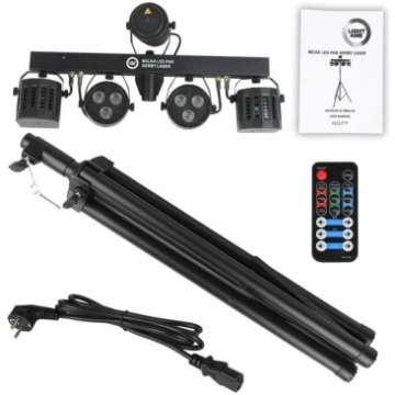 LIGHT4ME Belka LED Par Derby Laser - lighting kit 