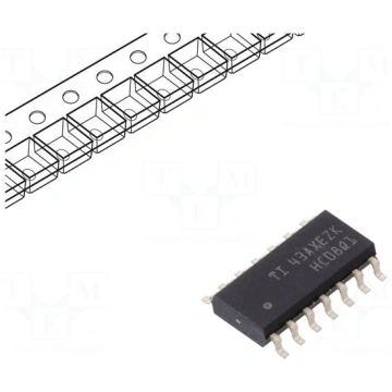 IC: digital TEXAS INSTRUMENTS SN74HC08QDRQ1