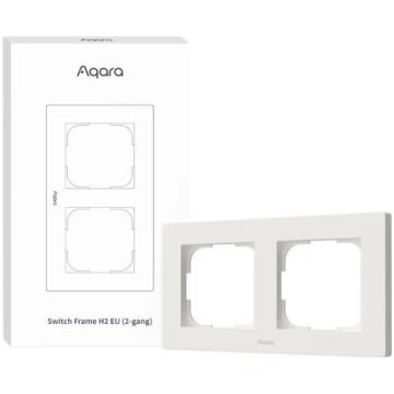 SMART SWITCH FRAME H2 (2-GANG)/WHITE FE-X01D-W AQA