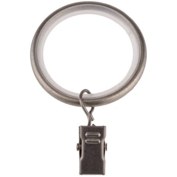 Domoletti RINGS WITH CLIPS SIL D16/19 MAT CHRO(10)