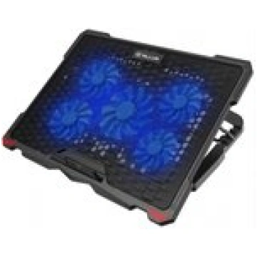 Tellur Cooling pad Basic 17, 5 fans, LED, Black