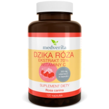 Wild rose extract 70% vitamin C Medverita 120 caps