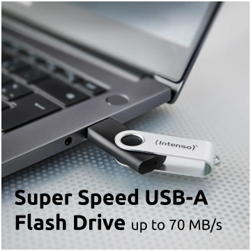 Intenso Office Line 128GB USB Stick 3.2 silber-sch