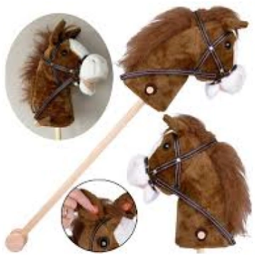 Zirgs uz nūjas “Galopēšanas” — stick horse bērniem