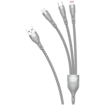 Dudao USB 3in1 cable Lightning / microUSB/ USB Typ