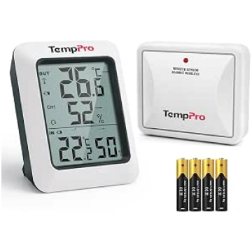 ThermoPro TP60S Wireless Thermo-Hygrometer, Thermo