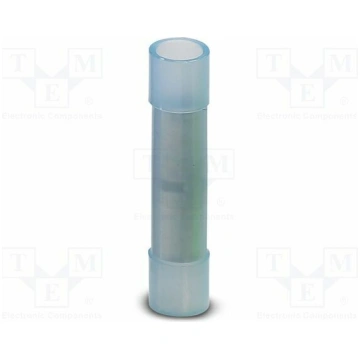 Tip: butt splice; blue; Type: insulated; Mat: PA; 