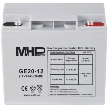 Gēla akumulators CARSPA GE20-12 12V 20Ah dziļās iz