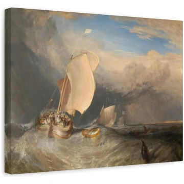 William Turner Fishing Canvas Wall Art Print YesAr