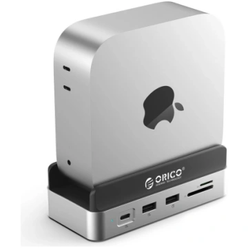 "Orico" dokstacija Mac Mini M4 operētājsistēmai | 
