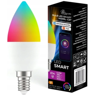 ExtraLink smartlife zarowka LED E14 C37 2700-6500K