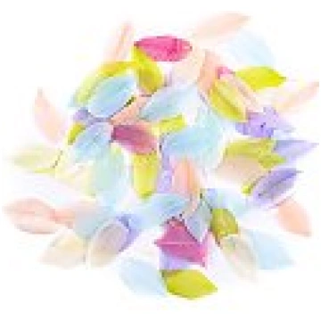 Dekoratīvās zosu spalvas plūmes formā, 6cm, 5g., p