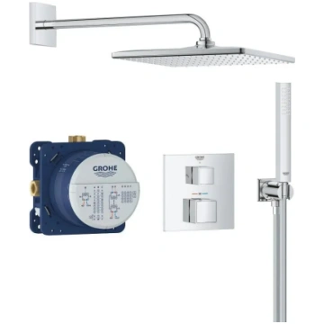 Grohe Precision Cube - Dušas komplekts ar termosta