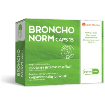 BronchoNorm Caps, 15 kapsulas