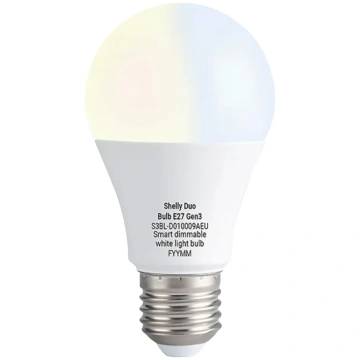 Shelly SH-CCT-BULB-E27-GEN3 viedā LED spuldze E27 