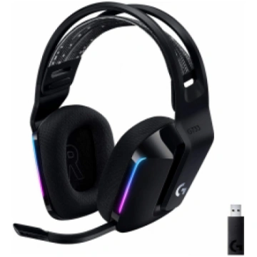 Austiņas Logitech G733 Lightspeed Black (981-00086