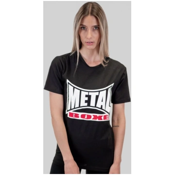 Dames T-shirt Visual Boxe Metal Boxe - Zwart / XXL