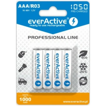 R03/AAA akumulatori 1.2V everActive Professional l