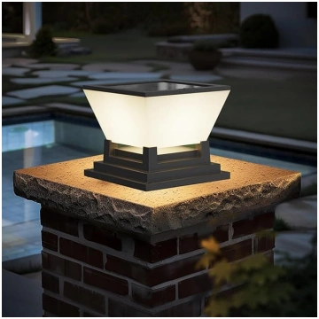 ACMHNC āra saules bāzes gaisma, Bollard Light, āra