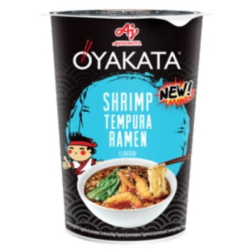 Ātri pagatavojamas nūdeles OYAKATA garneļu tempura
