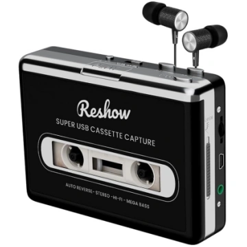 Reshow portatīvais kasešu atskaņotājs MP3 audio mū