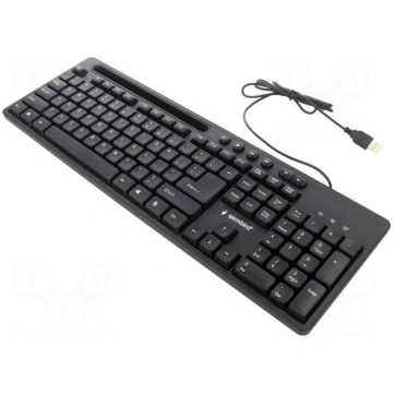 Keyboard | black | USB A | wired,US layout | table