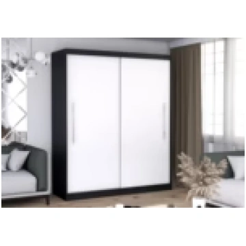 SKAPIS RICO II 203 cm - Balts ar melnu