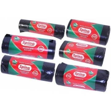 Atkritumu maisi LDPE 55x72cm, 35l, 33mikr., 10gab.