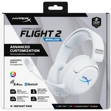 Bezvadu spēļu austiņas KINGSTON HyperX Cloud Fligh